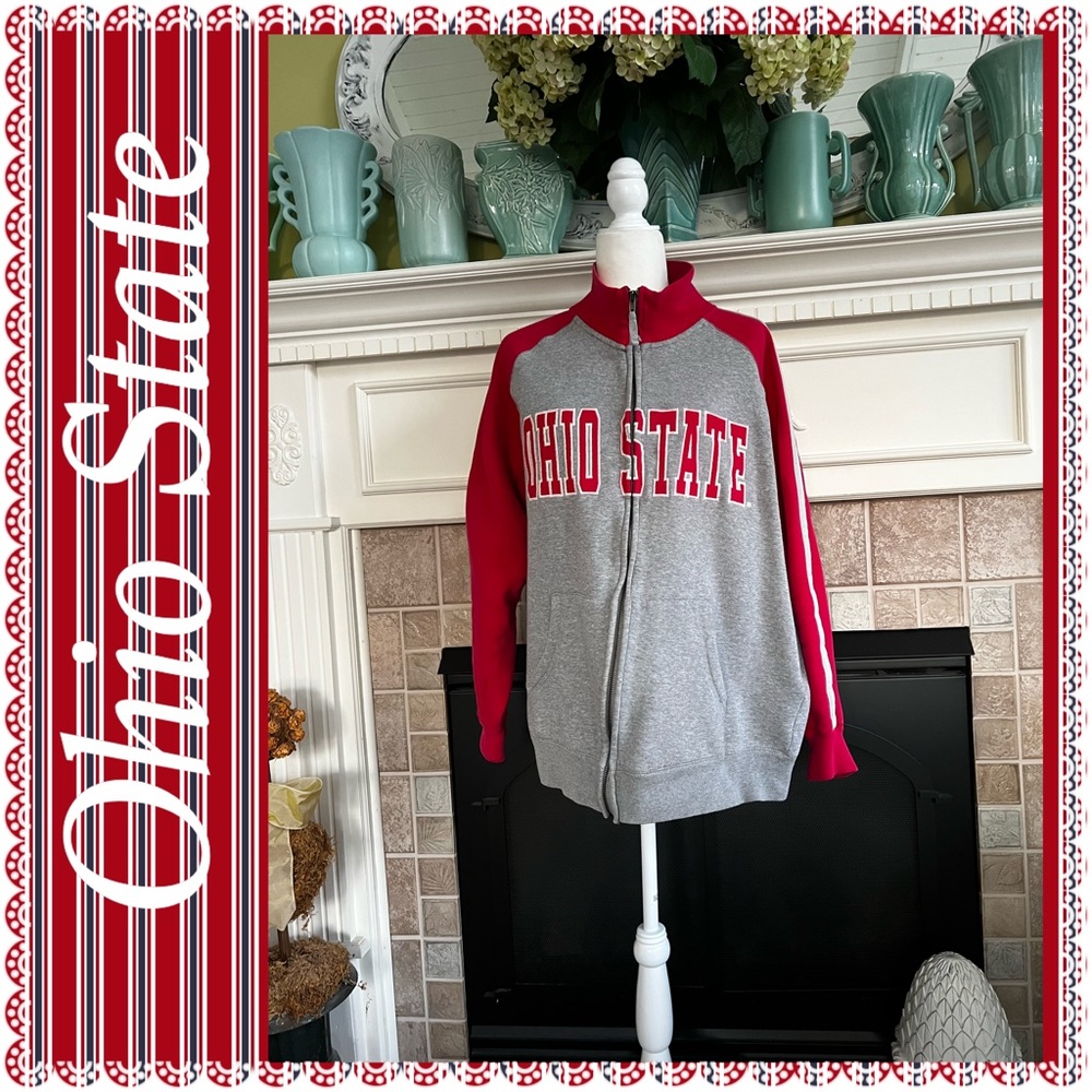 Ohio State zip up jacket, L